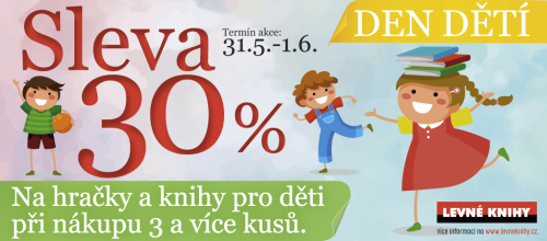 Sleva 30 % Den Dětí