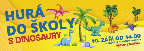 Hurá do školy s Dinosaury